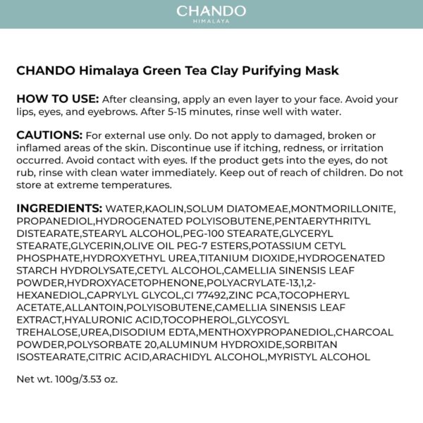 Green Tea Detox Mask – Clear Pores, Control Oil, Glow Naturally - Image 7