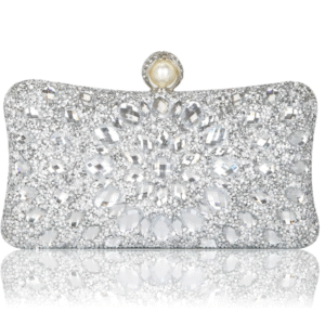 Beaguful Women's Sparkly Rhinestone Clutch Evening Bag